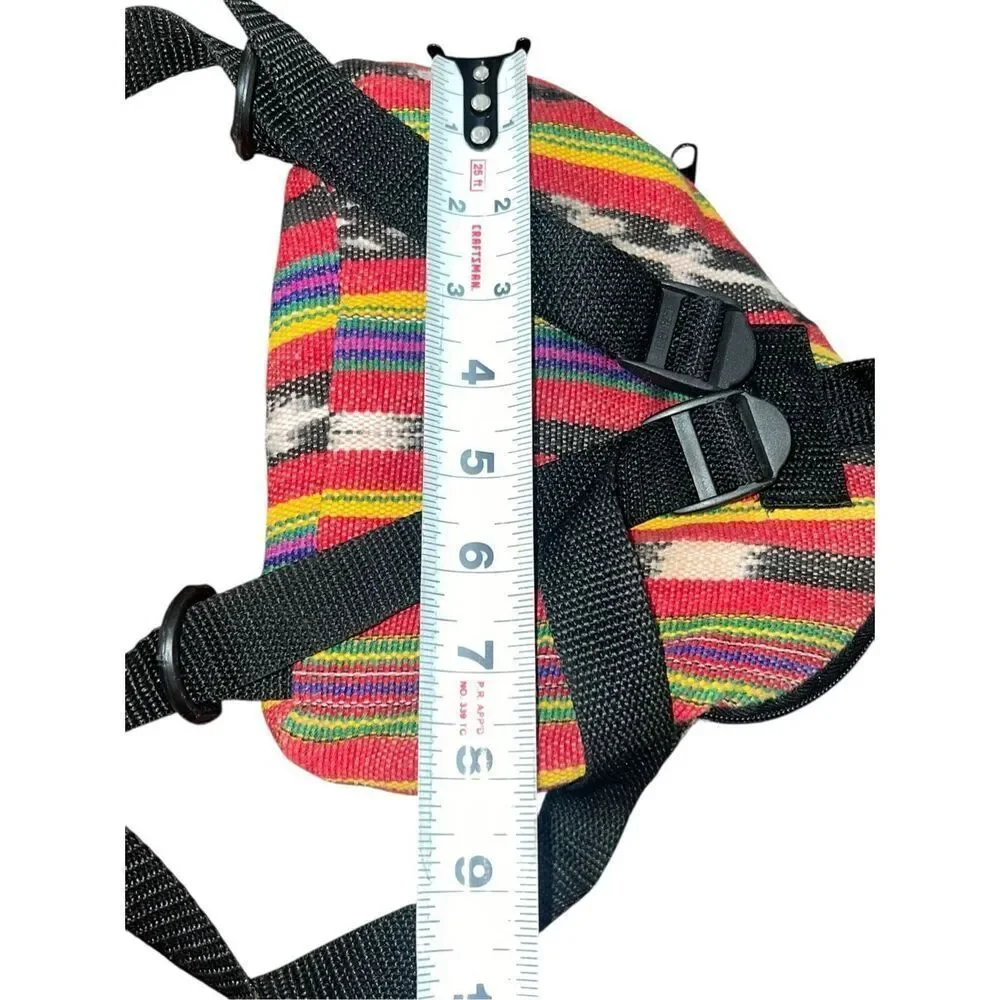 RUTH Y NOHEMI Multicolored Color Small Bear Backpack Hand Made In GUATEMALA